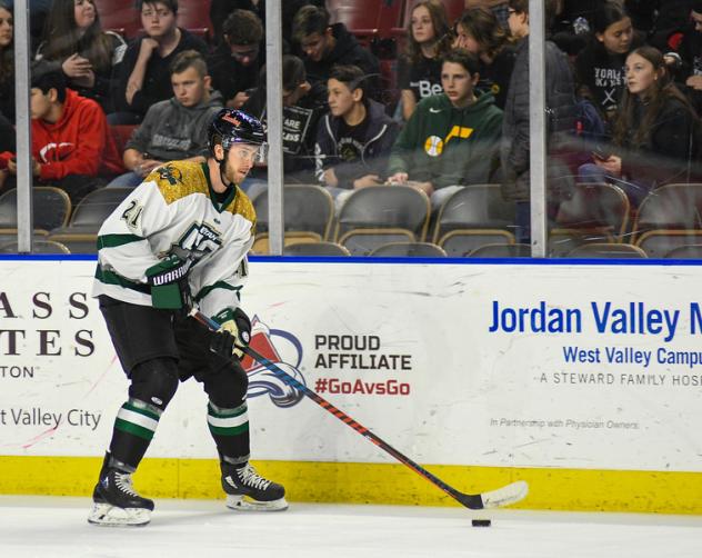 Utah Grizzlies forward Dalton Mills