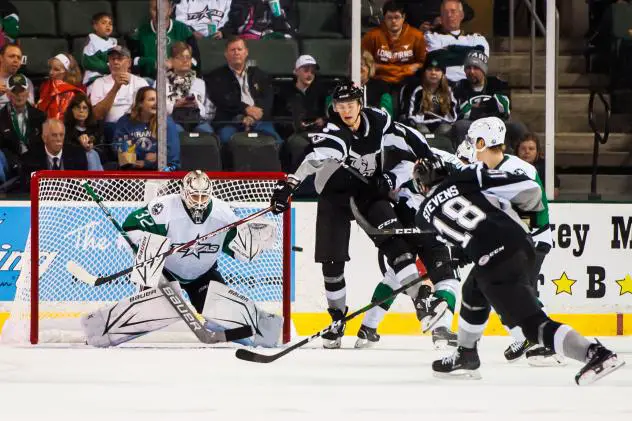 Texas Stars goaltender Colton Point