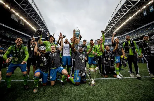 Seattle Sounders FC championship celebration