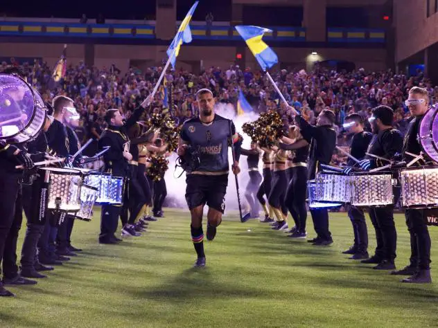 Las Vegas Lights FC VGK Lights Night