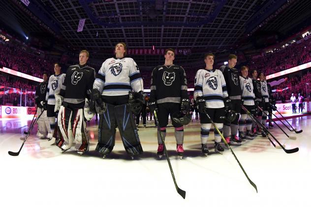 Calgary Hitmen and Winnipeg ICE in TELUS BE BRAVE #EndBullying Pre-Game