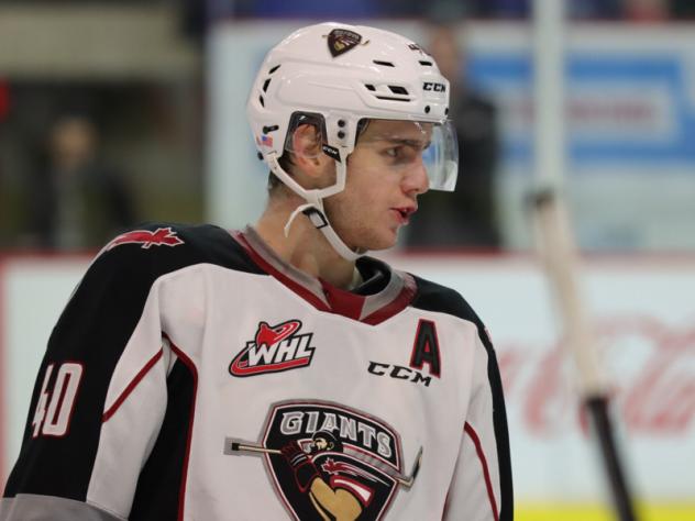 Vancouver Giants centre Milos Roman