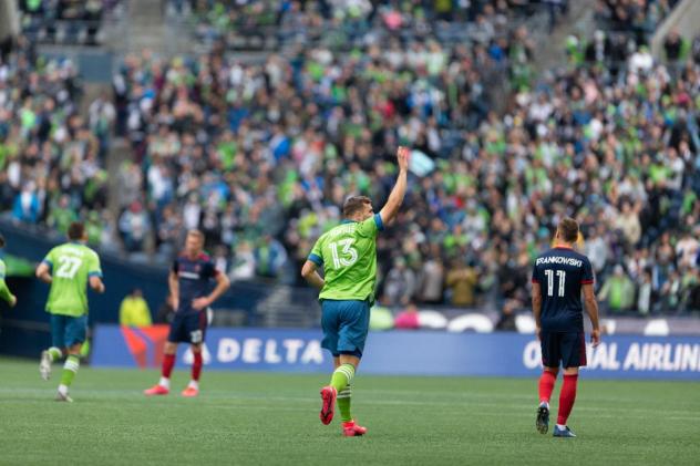 Seattle Sounders FC forward Jordan Morris