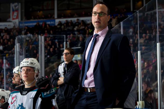 Kelowna Rockets head coach Kris Mallette