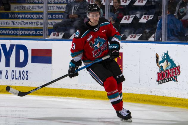 Kelowna Rockets defenceman Sean Comrie