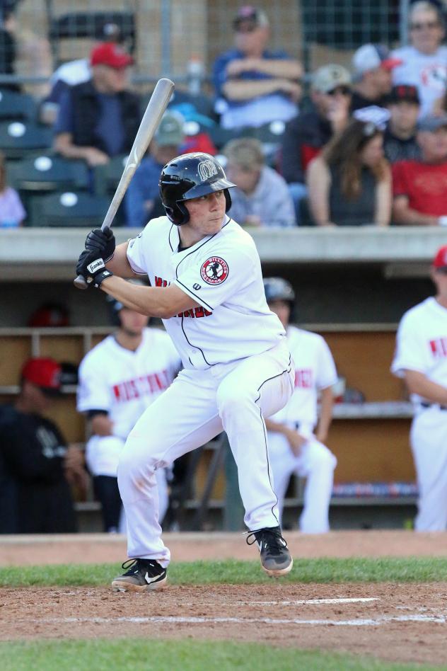 Eric Yang with the Billings Mustangs