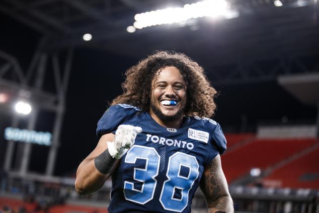 Toronto Argonauts Fullback Declan Cross