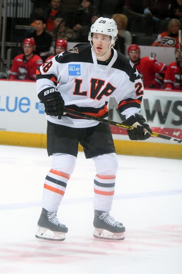 Lehigh Valley Phantoms forward Joel Farabee