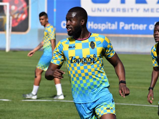 Seku Conneh of Las Vegas Lights FC