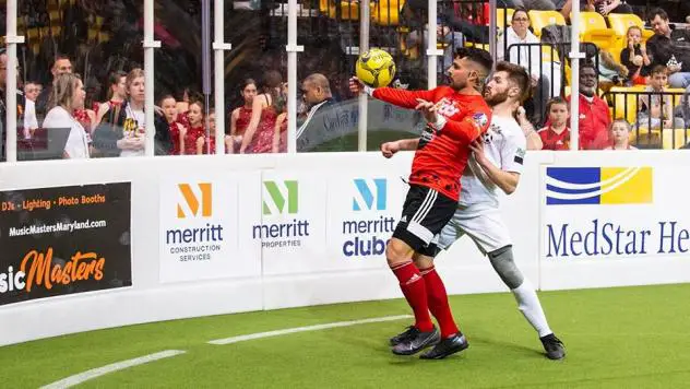 Harrisburg Heat battle the Baltimore Blast