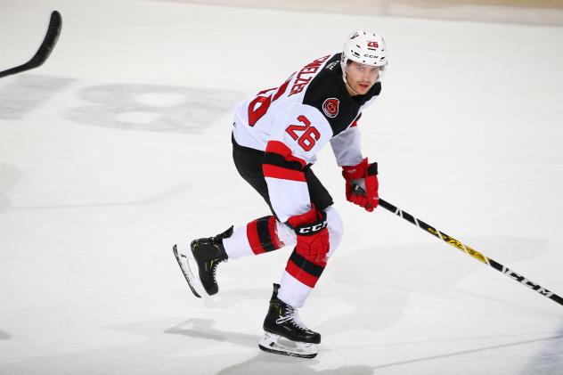 Binghamton Devils forward Ryan Schmelzer