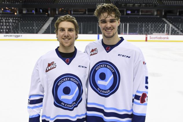 Calgary Hitmen Night in Canada jerseys