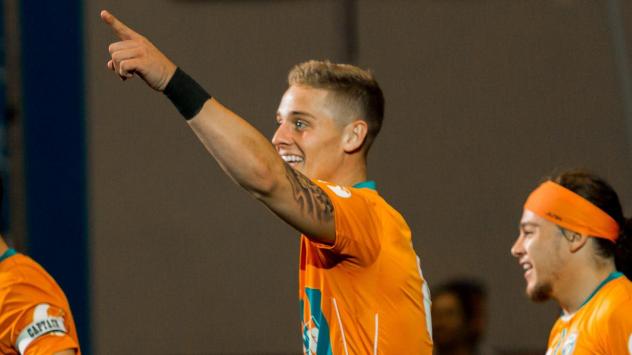 Florida Tropics forward Zach Reget
