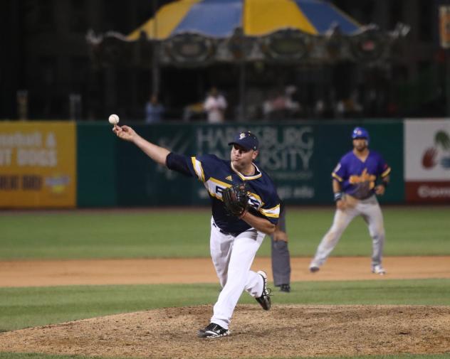 Pitcher Josh Judy with the York Revolution