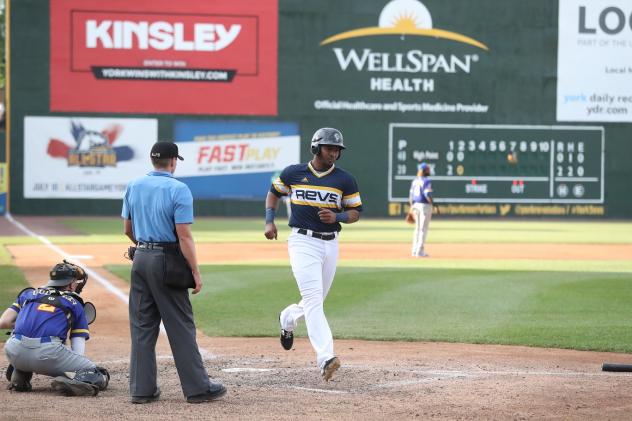 York Revolution infielder Carlos Franco