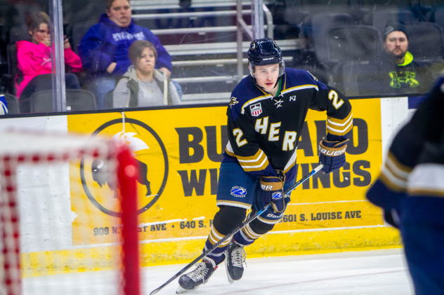 Sioux Falls Stampede defenseman Brandon Chabrier