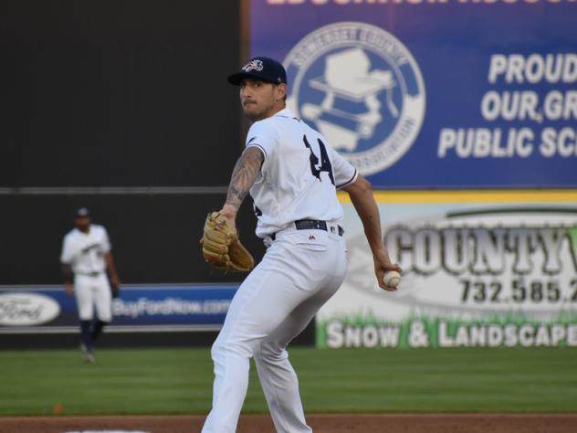 Somerset Patriots pitcher David Kubiak