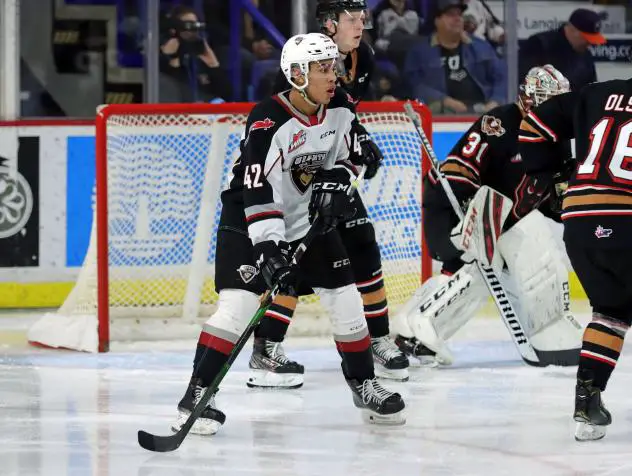 Vancouver Giants  forward Justin Sourdif