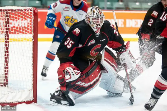 Prince George Cougars goaltender Taylor Gauthier