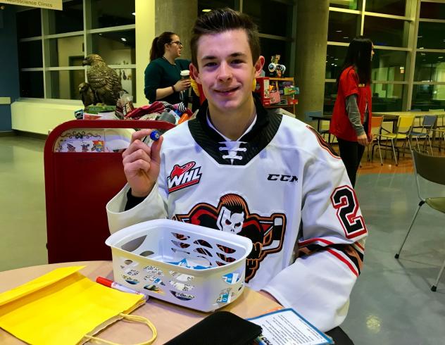 Calgary Hitmen forward Riley Fiddler-Schultz Named 2020 WHL Eastern Conference Humanitarian of the Year