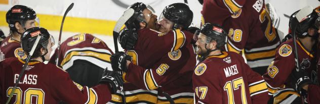 Chicago Wolves celebration