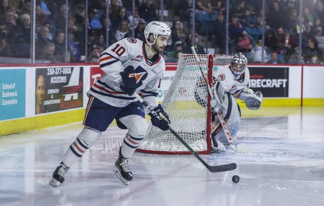 Kamloops Blazers defenseman Max Martin