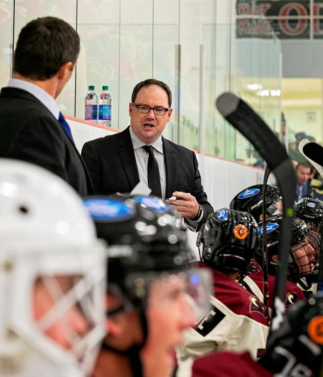 Marty Murray with the Minot Minotauros of the North American Hockey League