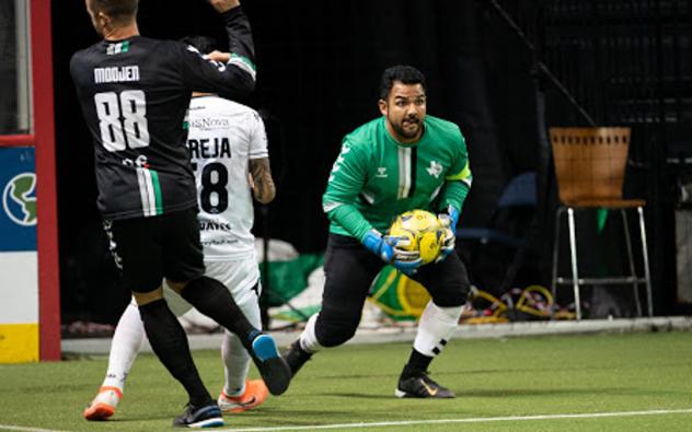 Dallas Sidekicks goalie Juan Gamboa