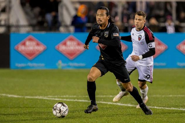 Birmingham Legion FC midfielder Daigo Kobayashi