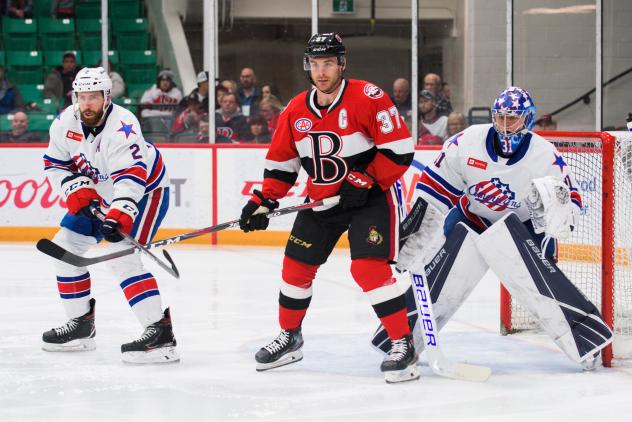 Belleville Senators centre Jordan Szwarz