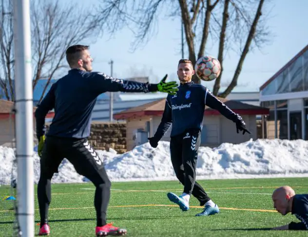 Forward Madison FC in training