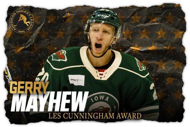 Iowa Wild forward Gerry Mayhew