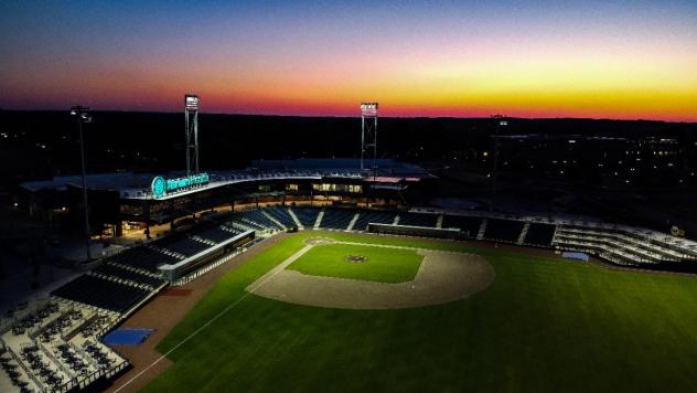 Atrium Health Ballpark, home of the Kannapolis Cannon Ballers