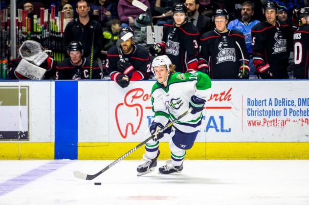 Maine Mariners forward Dillan Fox