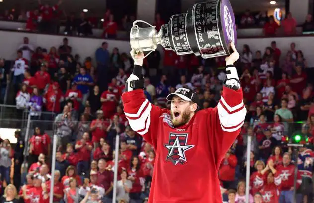 Allen Americans forward Spencer Asuchak