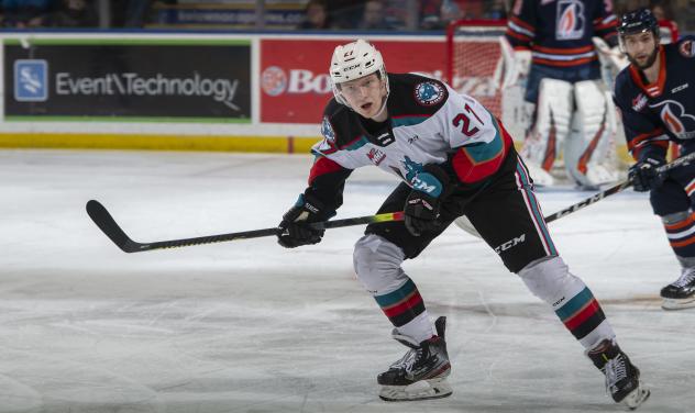 Kelowna Rockets forward Jonas Peterek