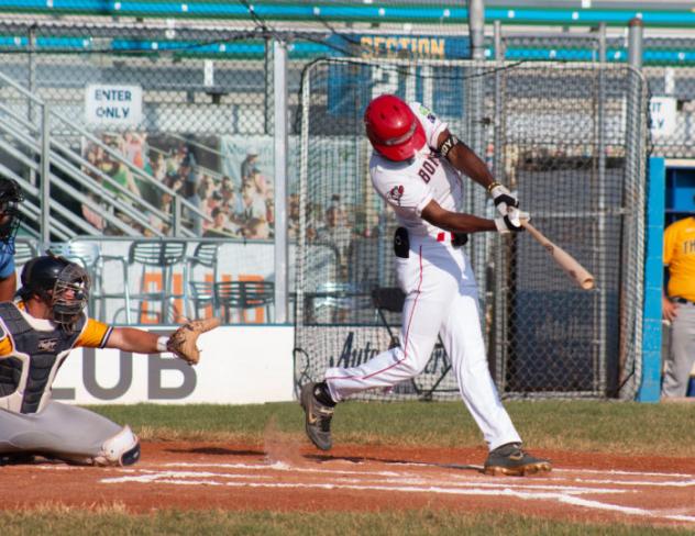 Battle Creek Bombers at bat in the season opener