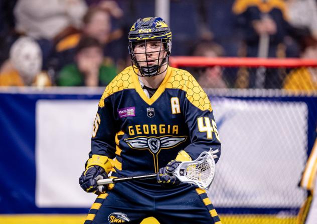 Georgia Swarm defenseman Jason Noble