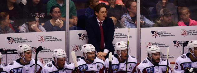 South Carolina Stingrays head coach and director of hockey operations Steve Bergin