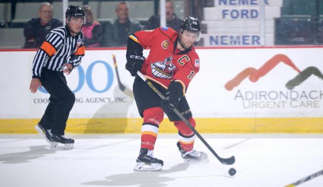 Peter MacArthur with the Adirondack Thunder