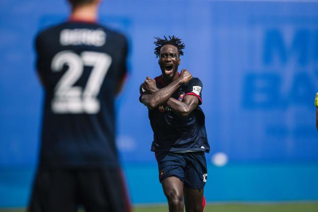 Chicago Fire FC celebrate a goal against Seattle Sounders FC at MLS Is Back Tournament