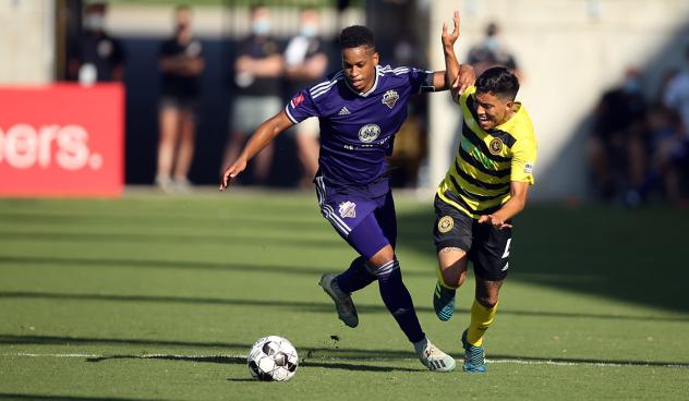 Louisville City FC battles the Pittsburgh RiverHounds