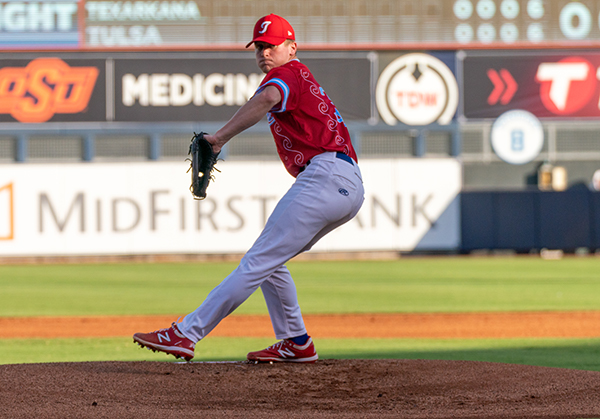 Tulsa Drillers pitcher Cade Winquest did not allow an earned run in his first start of the season