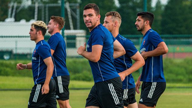 Chicago Fire FC midfielder Luka Stojanovic