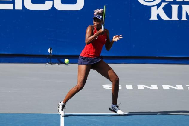 Venus Williams in action for the Washington Kastles