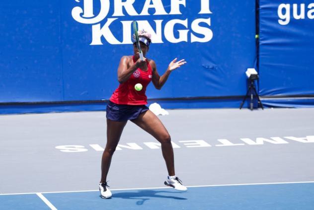 Venus Williams in action for the Washington Kastles