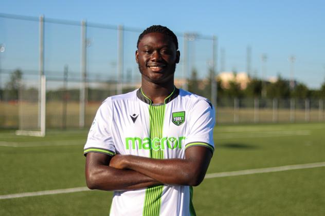 York9 FC forward Lowell Wright