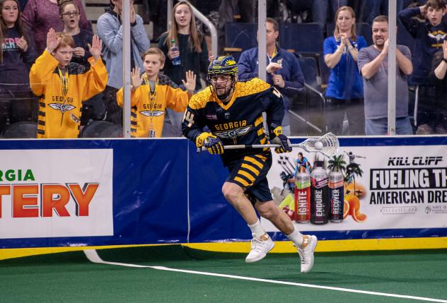 Georgia Swarm defenseman Chad Tutton