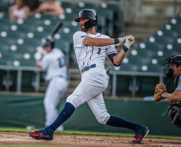 Justin Pacchioli of the Somerset Patriots