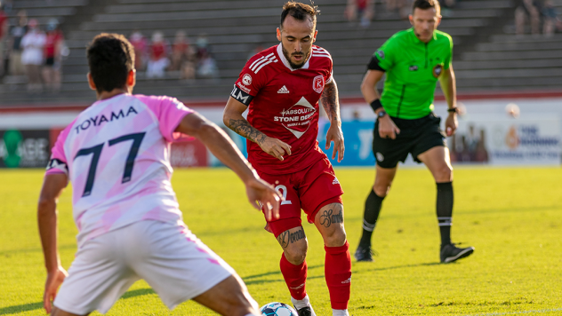 Richmond Kickers forward Emiliano Terzaghi vs. Forward Madison FC
